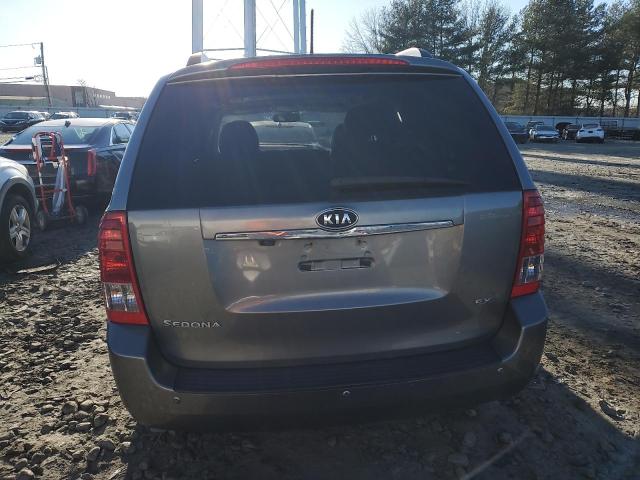 KNDMH4C7XC6435281 - 2012 KIA SEDONA EX GRAY photo 6