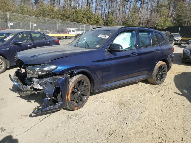 5UX83DP03N9N01084 - 2022 BMW X3 M40I BLUE photo 1