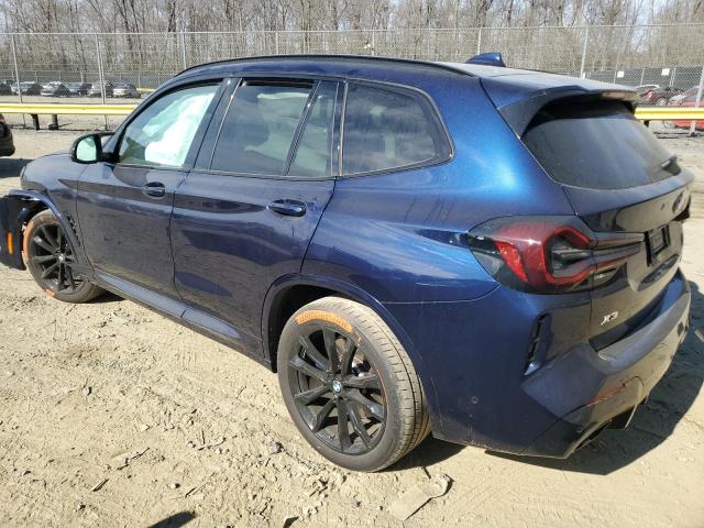 5UX83DP03N9N01084 - 2022 BMW X3 M40I BLUE photo 2