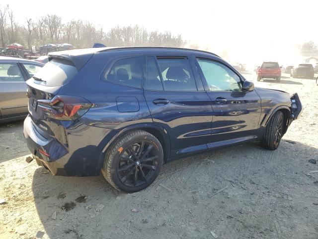 5UX83DP03N9N01084 - 2022 BMW X3 M40I BLUE photo 3