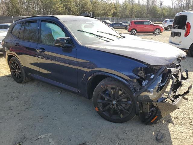 5UX83DP03N9N01084 - 2022 BMW X3 M40I BLUE photo 4