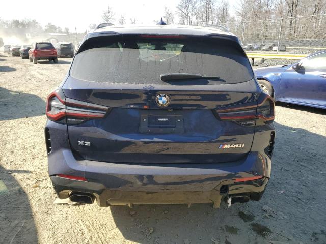 5UX83DP03N9N01084 - 2022 BMW X3 M40I BLUE photo 6