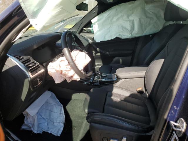 5UX83DP03N9N01084 - 2022 BMW X3 M40I BLUE photo 7