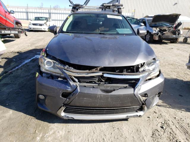 JTHKD5BH3F2236313 - 2015 LEXUS CT 200 SILVER photo 5