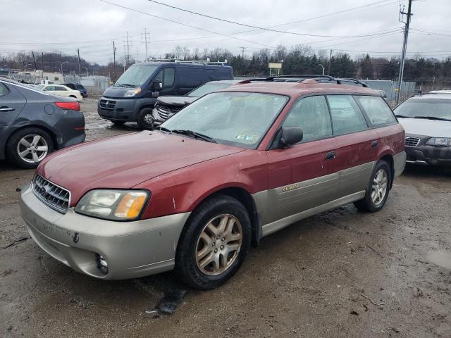 4S3BH675237618955 - 2003 SUBARU LEGACY OUTBACK AWP 勃艮第红 照片 1