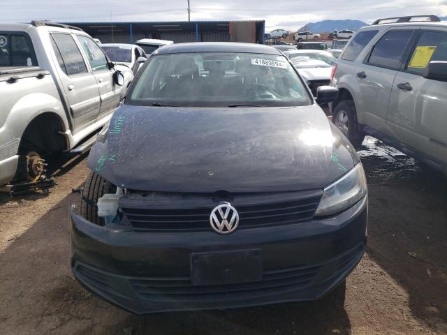 3VW2K7AJ2EM387512 - 2014 VOLKSWAGEN JETTA BASE BLACK photo 5