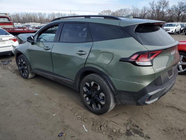 5XYK6CAF2PG086024 - 2023 KIA SPORTAGE X LINE GREEN photo 2