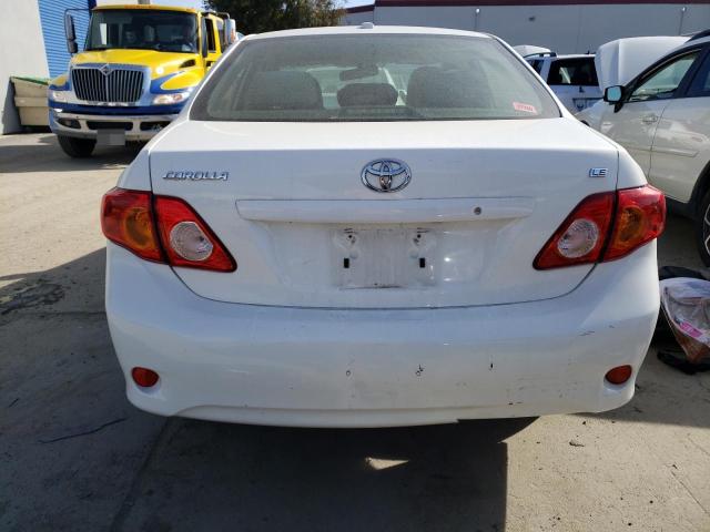 JTDBL40E29J017425 - 2009 TOYOTA COROLLA BASE WHITE photo 6