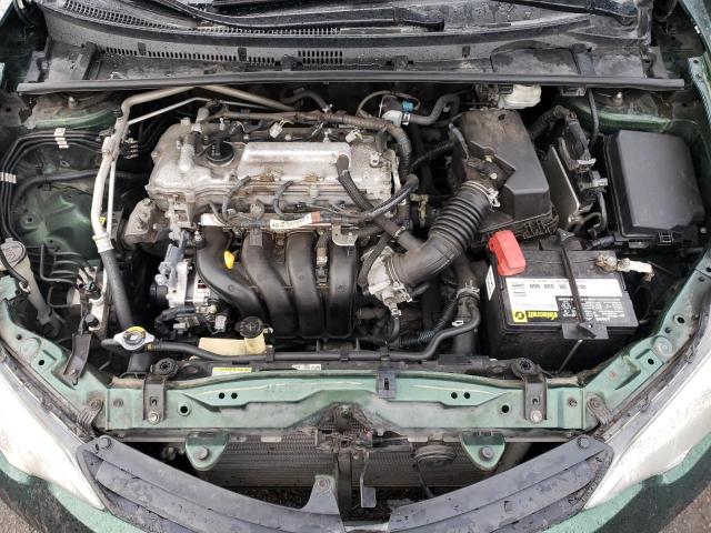 5YFBURHE3EP118039 - 2014 TOYOTA COROLLA L GREEN photo 11