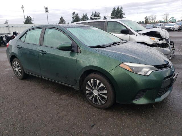 5YFBURHE3EP118039 - 2014 TOYOTA COROLLA L GREEN photo 4