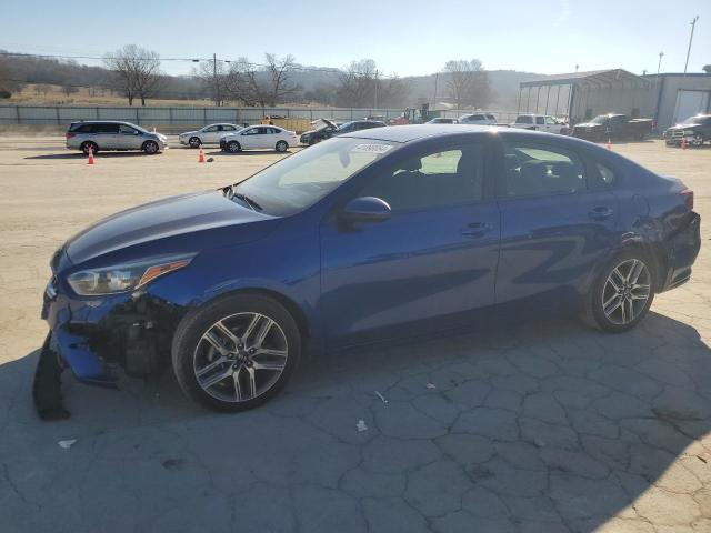 3KPF34AD0KE118649 - 2019 KIA FORTE GT LINE BLUE photo 1