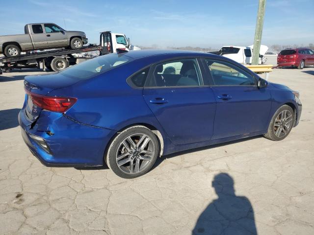 3KPF34AD0KE118649 - 2019 KIA FORTE GT LINE BLUE photo 3