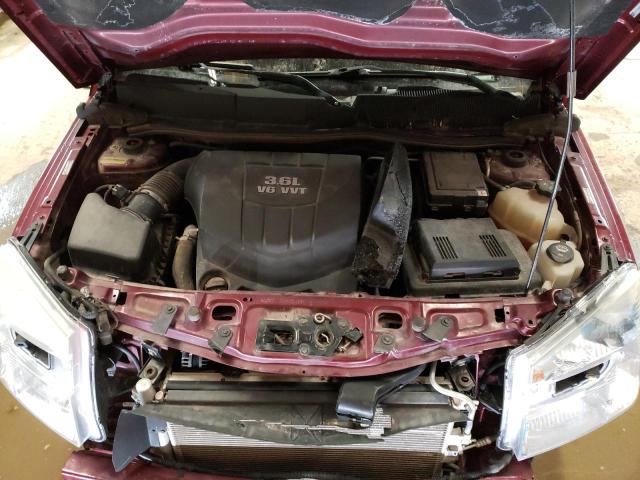 2CNDL737386024172 - 2008 CHEVROLET EQUINOX SPORT MAROON photo 12