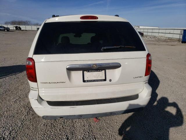 2C8GP64L45R430028 - 2005 CHRYSLER TOWN & COU LIMITED WHITE photo 6