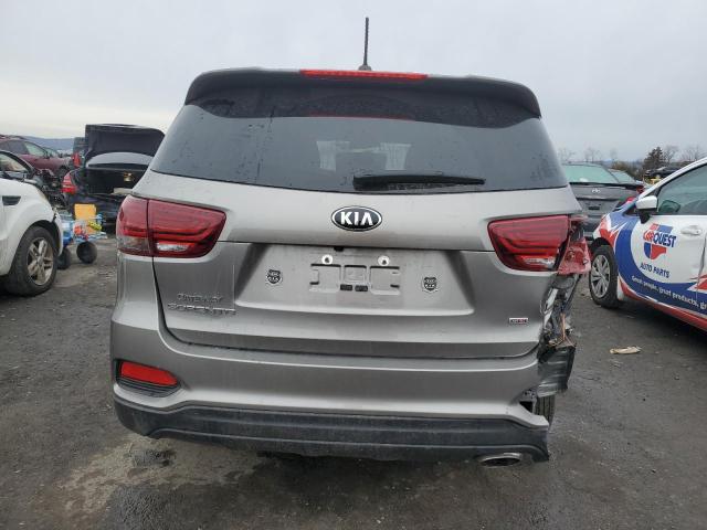 5XYPG4A37KG529744 - 2019 KIA SORENTO L GRAY photo 6