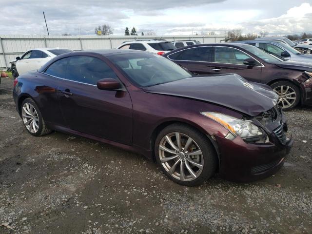 JN1CV6FE0AM355168 - 2010 INFINITI G37 BASE MAROON photo 4