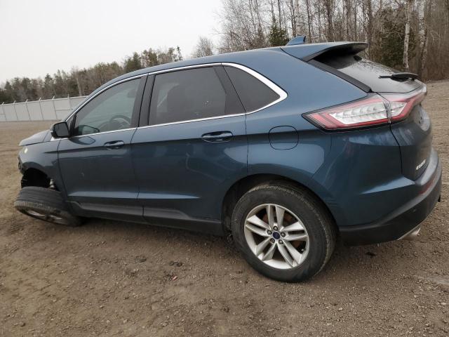 2FMPK4J84GBB69186 - 2016 FORD EDGE SEL TEAL photo 2