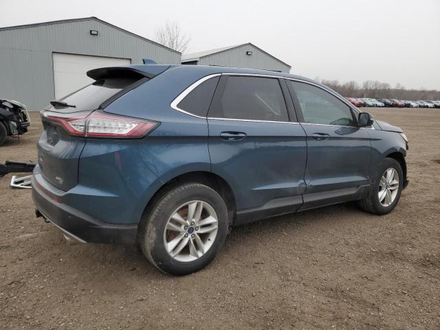 2FMPK4J84GBB69186 - 2016 FORD EDGE SEL TEAL photo 3