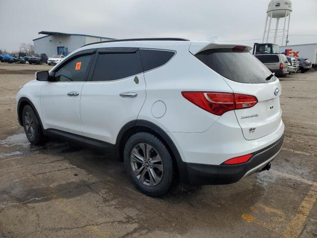 5XYZU3LB8DG025187 - 2013 HYUNDAI SANTA FE S WHITE photo 2