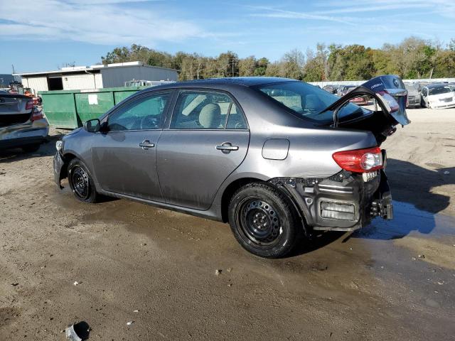5YFBU4EE1DP083104 - 2013 TOYOTA COROLLA BASE GRAY photo 2