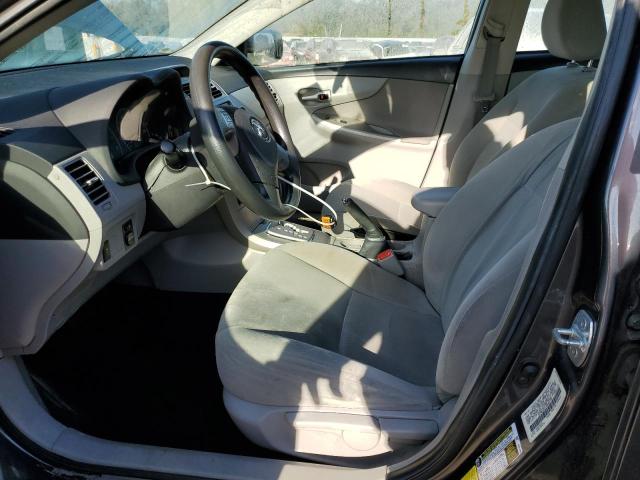 5YFBU4EE1DP083104 - 2013 TOYOTA COROLLA BASE GRAY photo 7