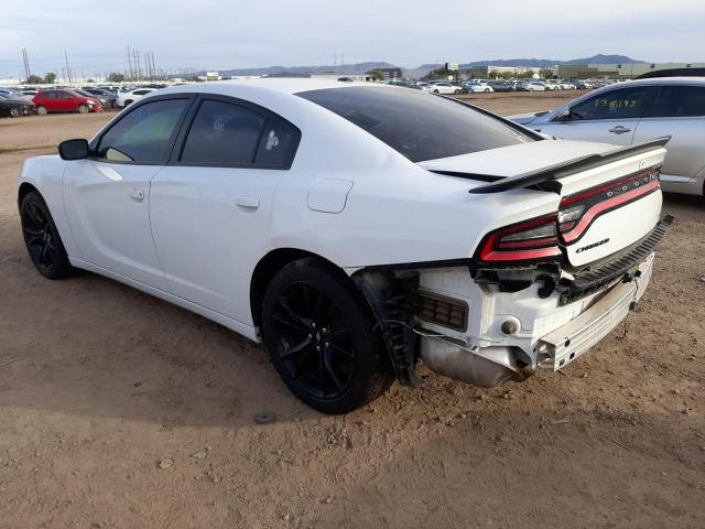 2C3CDXBG6JH337360 - 2018 DODGE CHARGER SXT WHITE photo 2