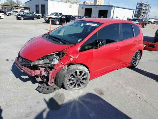 JHMGE8H57DC020649 - 2013 HONDA FIT SPORT RED photo 1