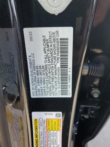 19UUB5F50PA004924 - 2023 ACURA TLX TECH A BLACK photo 12