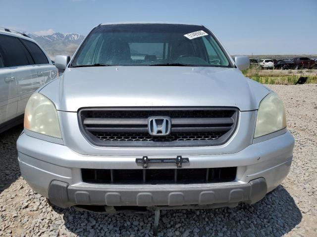 2HKYF185X3H621227 - 2003 HONDA PILOT EXL SILVER photo 5