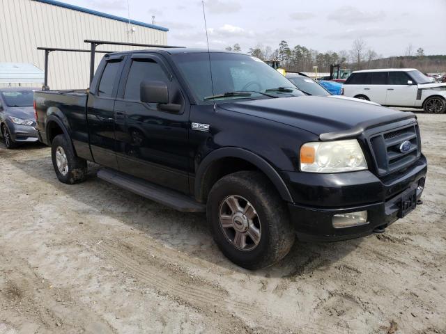 1FTRX14W75FB32815 - 2005 FORD F150 BLACK photo 4