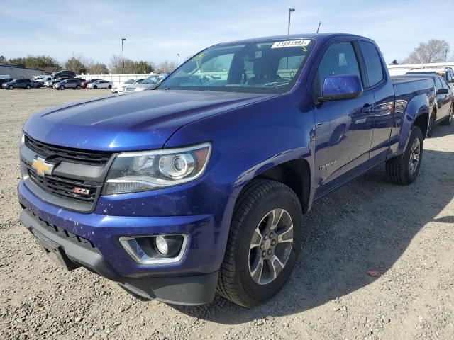 1GCHTDE34G1375205 - 2016 CHEVROLET COLORADO Z71 BLUE photo 1