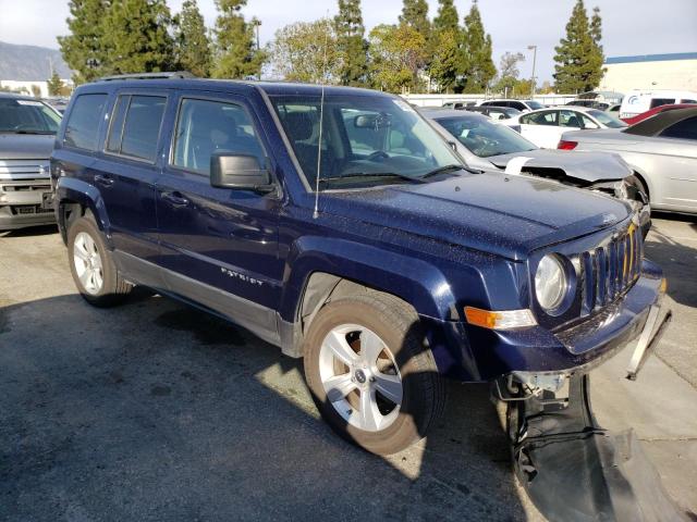 1C4NJRFB0GD696099 - 2016 JEEP PATRIOT LATITUDE BLUE photo 4