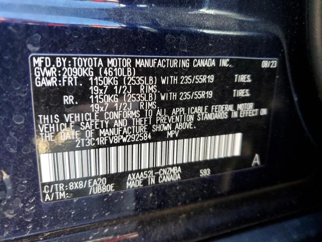 2T3C1RFV8PW292584 - 2023 TOYOTA RAV4 XLE PREMIUM BLUE photo 14