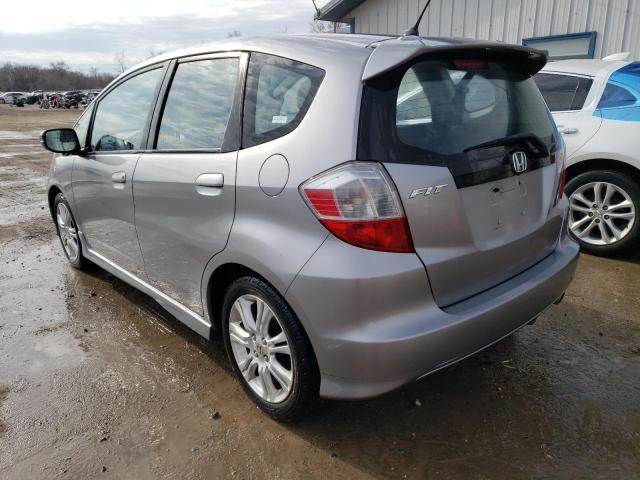 JHMGE88499S037909 - 2009 HONDA FIT SPORT GRAY photo 2