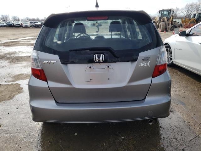 JHMGE88499S037909 - 2009 HONDA FIT SPORT GRAY photo 6