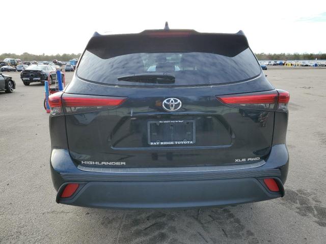 5TDHZRBH4LS505850 - 2020 TOYOTA HIGHLANDER XLE BLACK photo 6