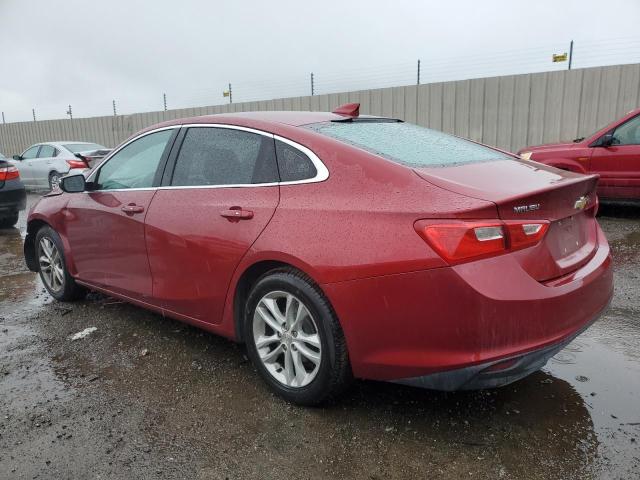 1G1ZE5ST1HF130108 - 2017 CHEVROLET MALIBU LT RED photo 2