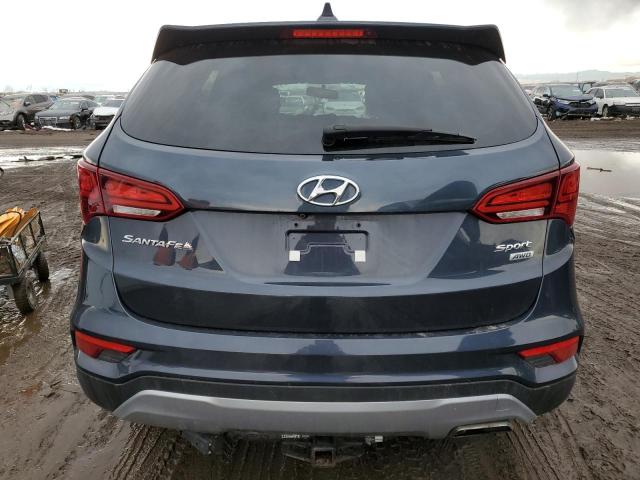 5XYZTDLB8HG439505 - 2017 HYUNDAI SANTA FE S BLUE photo 6