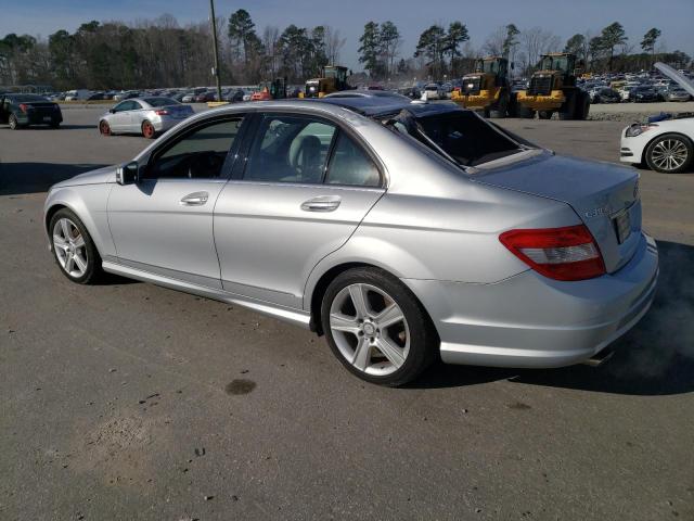 WDDGF5EB4BR146684 - 2011 MERCEDES-BENZ C 300 SILVER photo 2