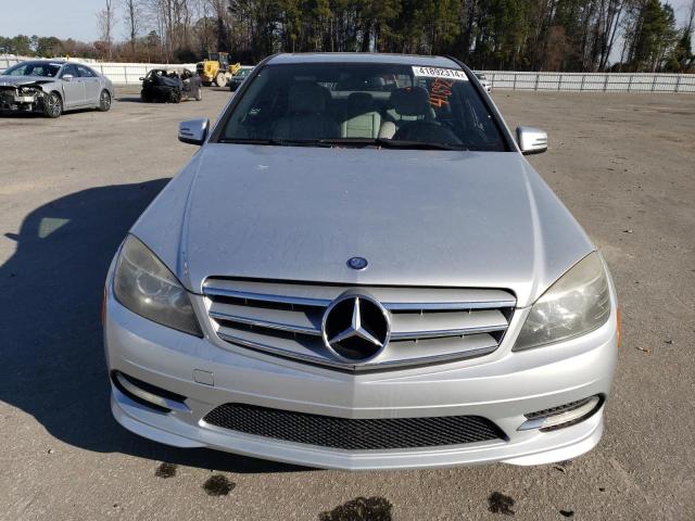 WDDGF5EB4BR146684 - 2011 MERCEDES-BENZ C 300 SILVER photo 5