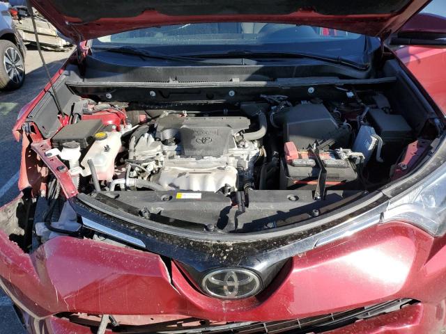 2T3WFREV2JW506623 - 2018 TOYOTA RAV4 ADVENTURE BURGUNDY photo 12