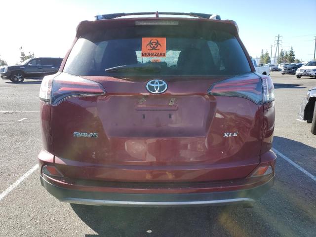 2T3WFREV2JW506623 - 2018 TOYOTA RAV4 ADVENTURE BURGUNDY photo 6