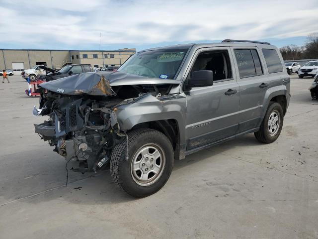 1C4NJPBA3CD688848 - 2012 JEEP PATRIOT SPORT GRAY photo 1