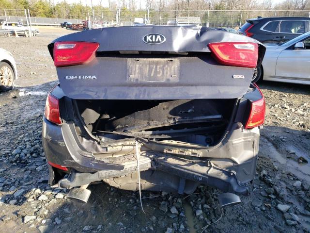 KNAGM4A77F5649891 - 2015 KIA OPTIMA LX GRAY photo 6