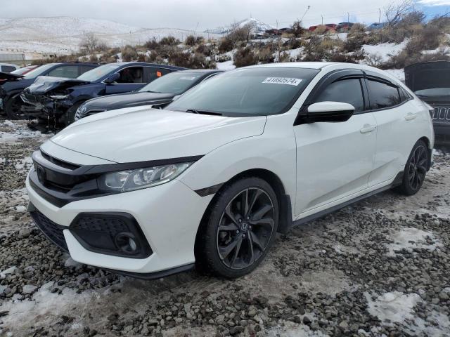 SHHFK7G40KU217234 - 2019 HONDA CIVIC SPORT WHITE photo 1