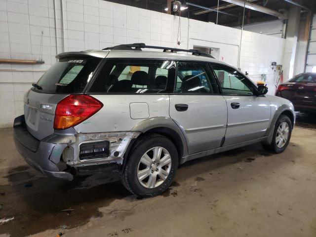 4S4BP61C757356228 - 2005 SUBARU LEGACY OUTBACK 2.5I SILVER photo 3