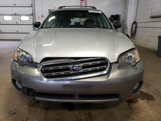 4S4BP61C757356228 - 2005 SUBARU LEGACY OUTBACK 2.5I SILVER photo 5