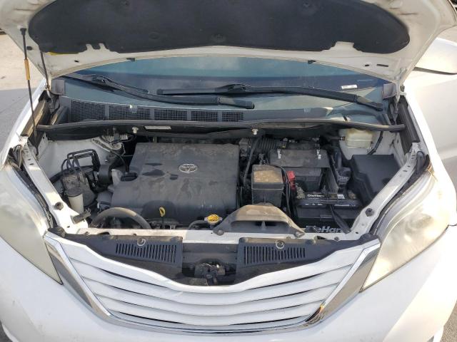 5TDKK3DC3FS579757 - 2015 TOYOTA SIENNA LE WHITE photo 12