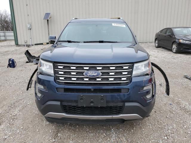 1FM5K7FH8GGB75177 - 2016 FORD EXPLORER LIMITED BLUE photo 5