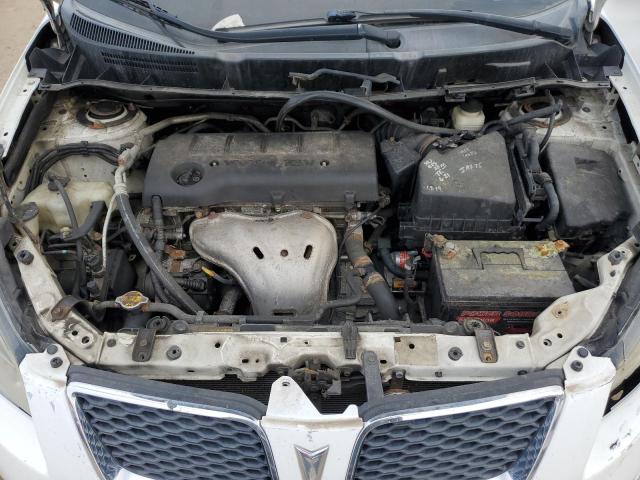 5Y2SP67029Z454157 - 2009 PONTIAC VIBE WHITE photo 11